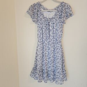NWT Sienna Sky Floral Ruffle Dress